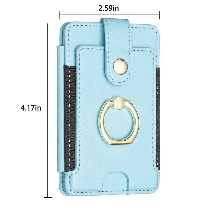 Metal Ring Card Bag Sticker For Mobile Phones