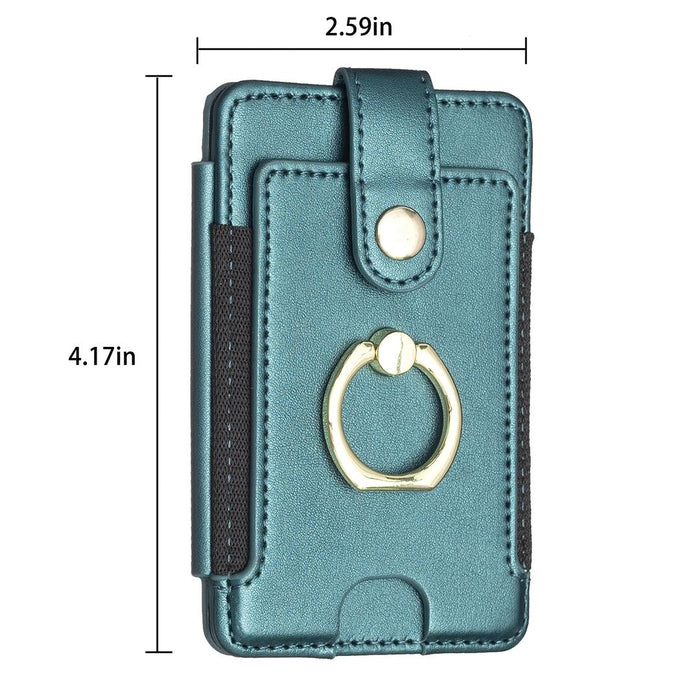 Metal Ring Card Bag Sticker For Mobile Phones
