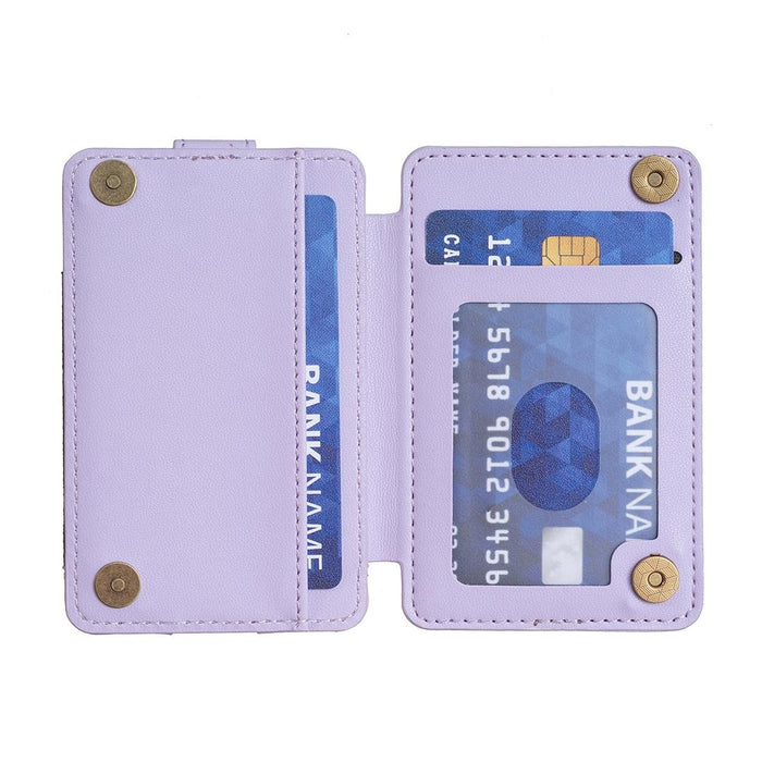 Metal Ring Card Bag Sticker For Mobile Phones