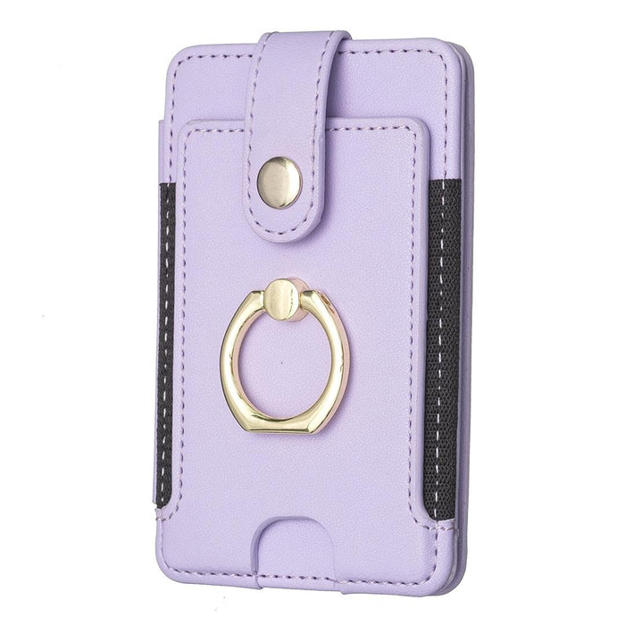Metal Ring Card Bag Sticker For Mobile Phones