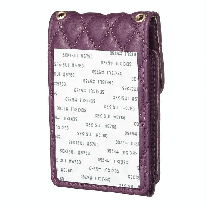 Vertical Card Bag With Metal Buckle For Mobile Phones