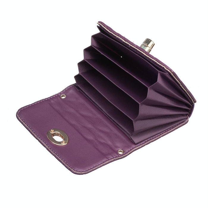 Horizontal Card Bag Mobile Phone Back Sticker With Metal Buckle