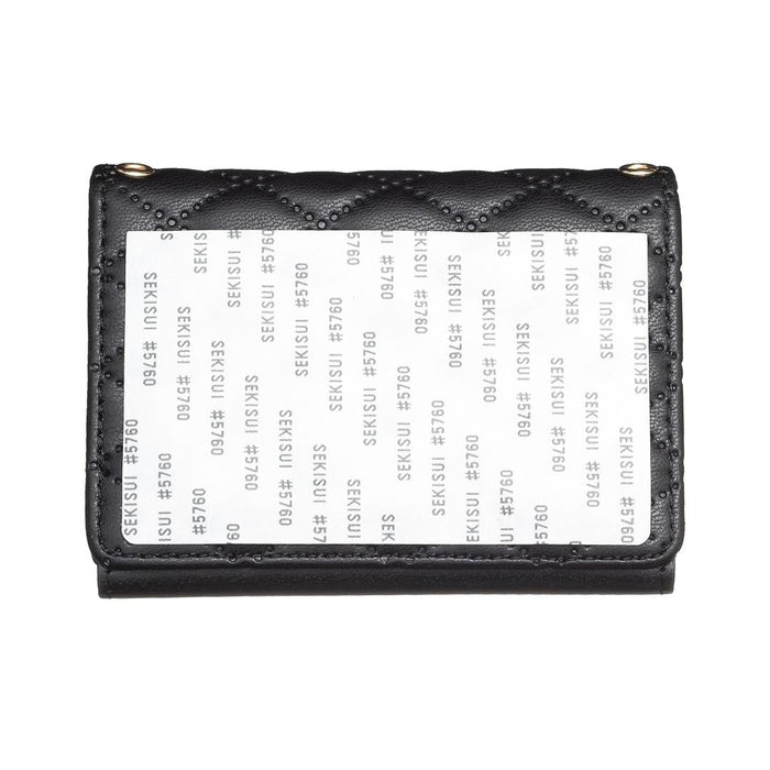 Horizontal Card Bag Mobile Phone Back Sticker With Metal Buckle