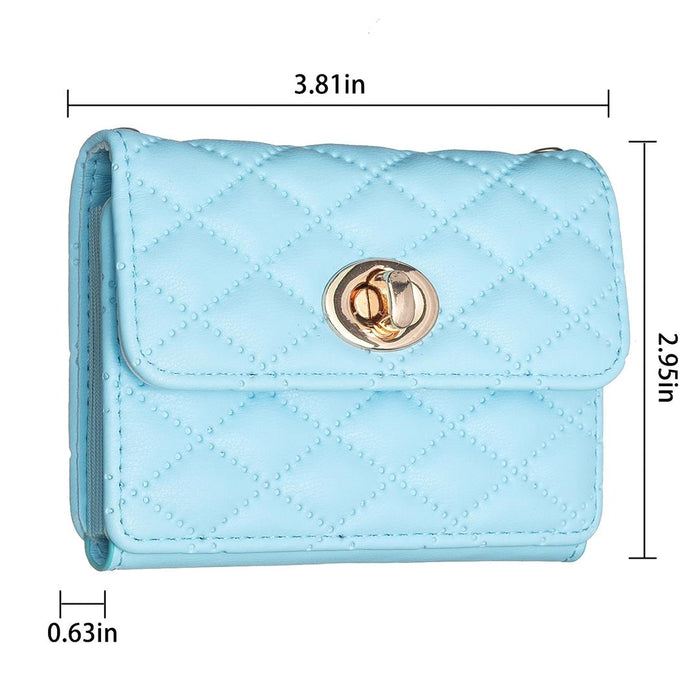 Horizontal Card Bag Mobile Phone Back Sticker With Metal Buckle