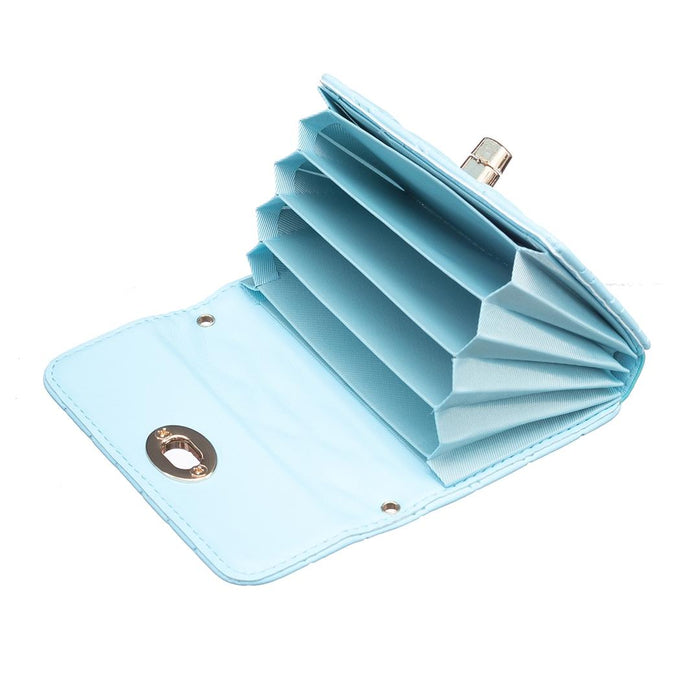 Horizontal Card Bag Mobile Phone Back Sticker With Metal Buckle