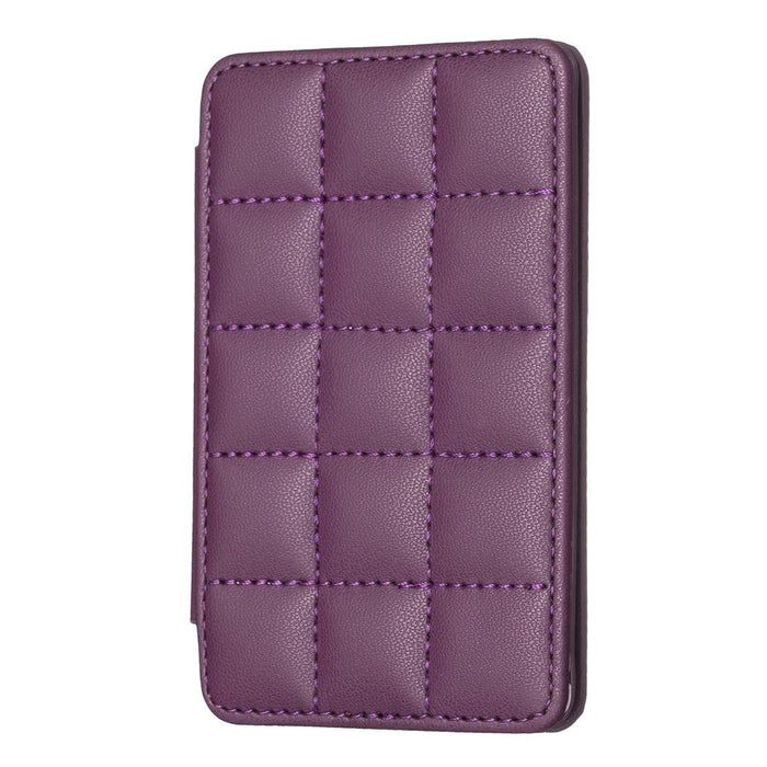 Grid Pattern Card Bag Sticker For Mobile Phones