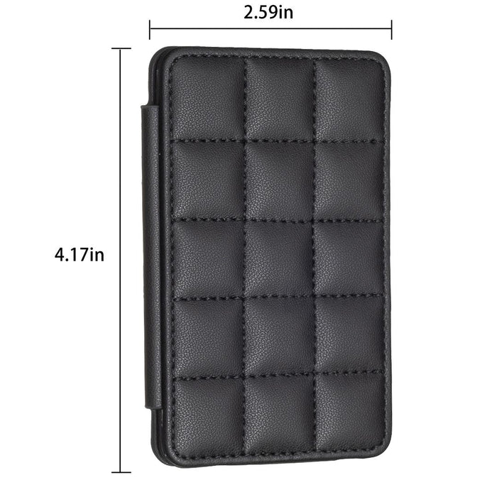 Grid Pattern Card Bag Sticker For Mobile Phones
