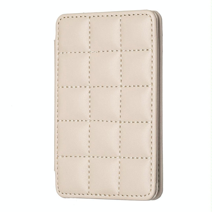 Grid Pattern Card Bag Sticker For Mobile Phones