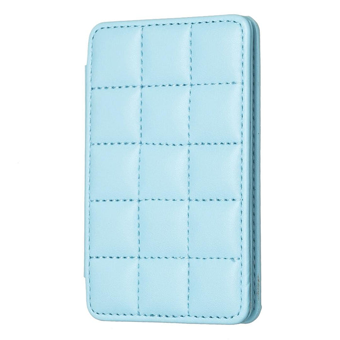 Grid Pattern Card Bag Sticker For Mobile Phones