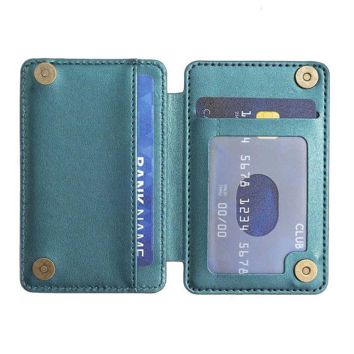 Grid Pattern Card Bag Sticker For Mobile Phones