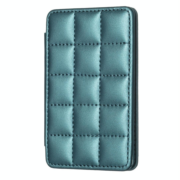 Grid Pattern Card Bag Sticker For Mobile Phones
