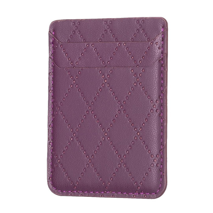 Diamond Lattice Card Bag Sticker For Mobile Phones