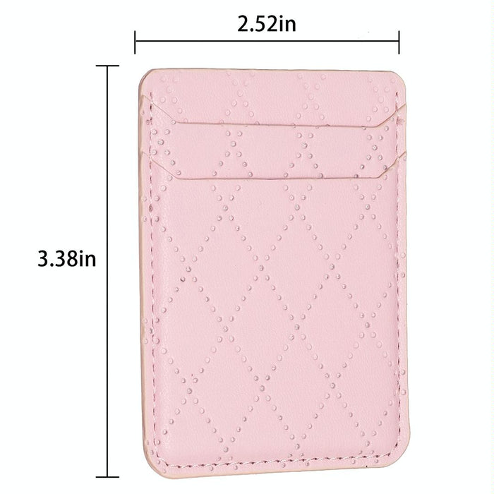 Diamond Lattice Card Bag Sticker For Mobile Phones