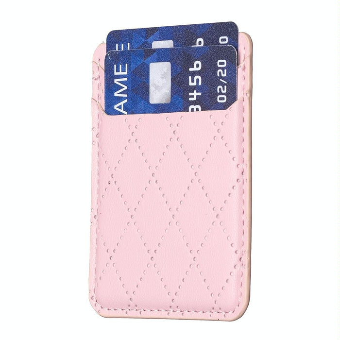 Diamond Lattice Card Bag Sticker For Mobile Phones
