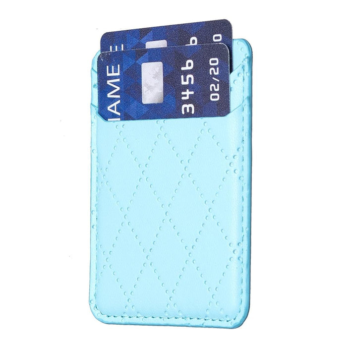 Diamond Lattice Card Bag Sticker For Mobile Phones