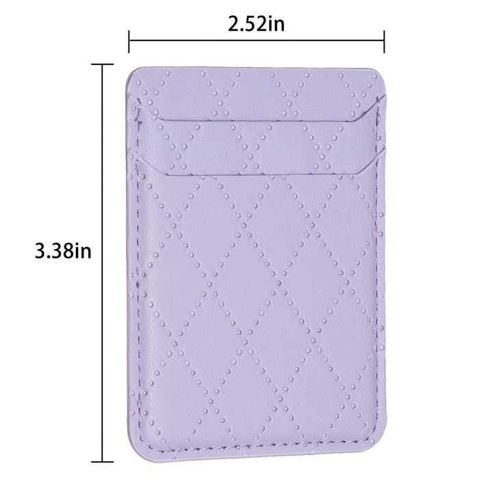 Diamond Lattice Card Bag Sticker For Mobile Phones