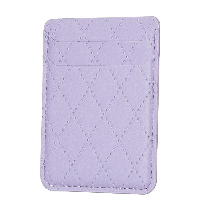 Diamond Lattice Card Bag Sticker For Mobile Phones