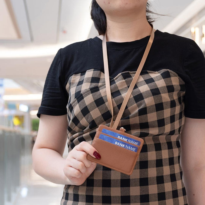 Horizontal Id Card Bag & Lanyard