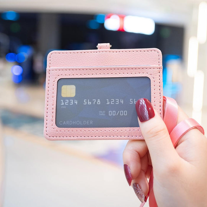 Horizontal Id Card Bag & Lanyard