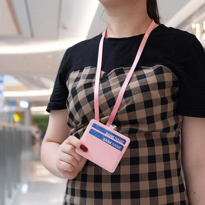 Horizontal Id Card Bag & Lanyard