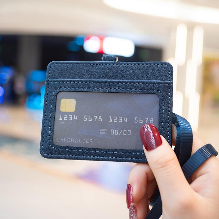 Horizontal Id Card Bag & Lanyard