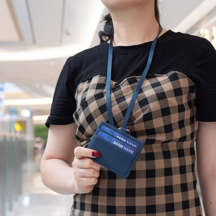 Horizontal Id Card Bag & Lanyard