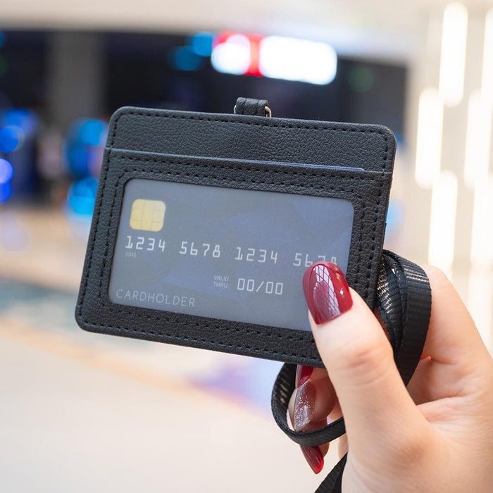 Horizontal Id Card Bag & Lanyard