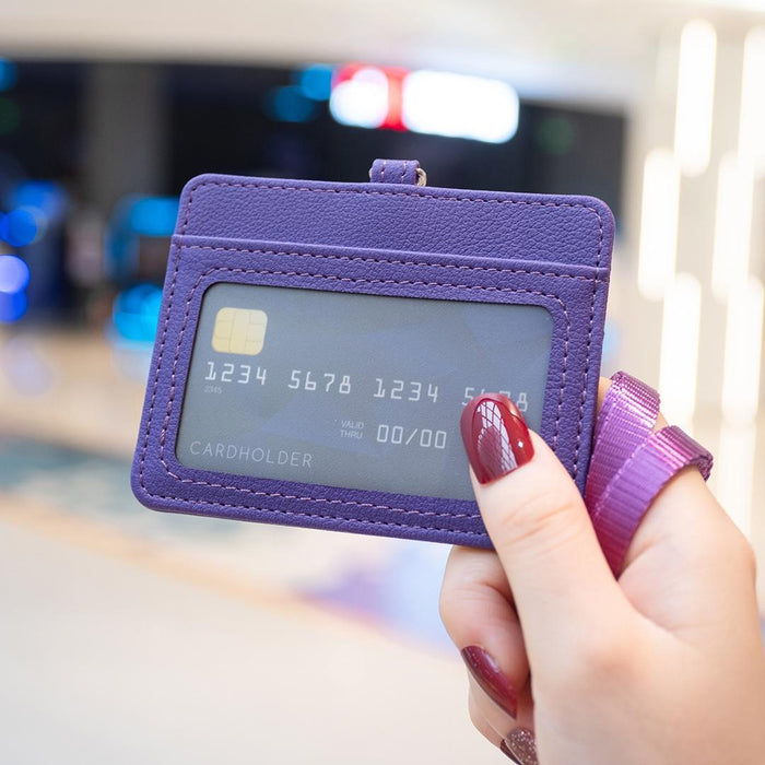 Horizontal Id Card Bag & Lanyard