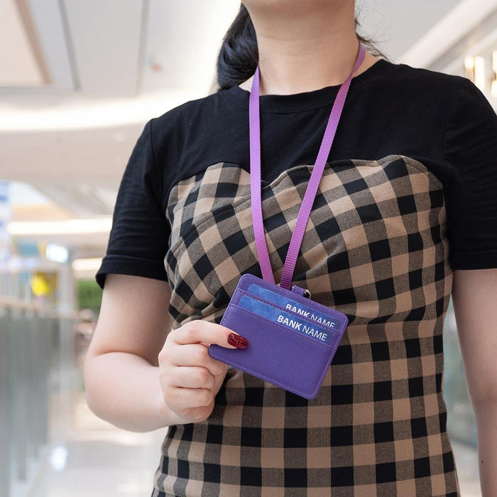 Horizontal Id Card Bag & Lanyard