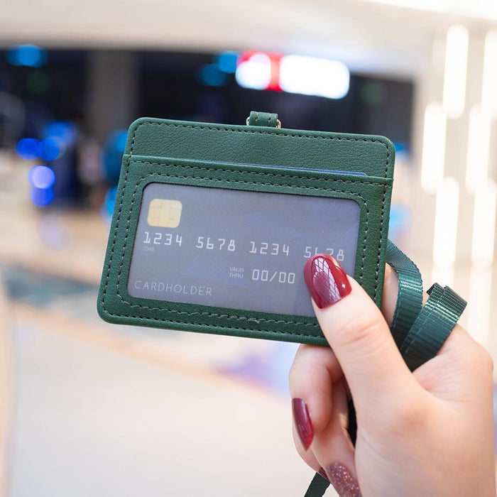 Horizontal Id Card Bag & Lanyard