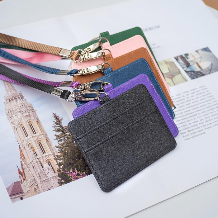 Horizontal Id Card Bag & Lanyard