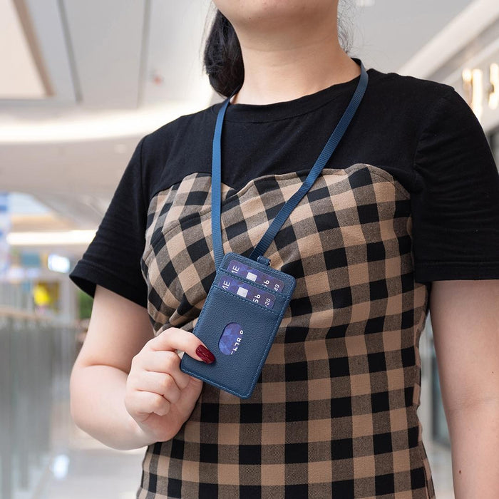 Vertical Id Card Bag & Lanyard