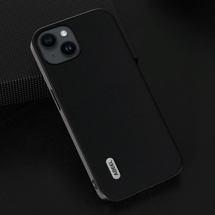 Soft Black Leather Phone Case