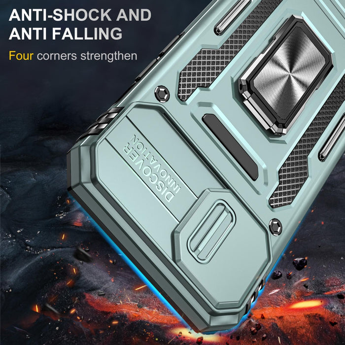 Tpu Armor Phone Case With Camera Shield