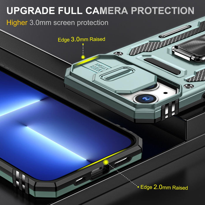 Tpu Armor Phone Case With Camera Shield