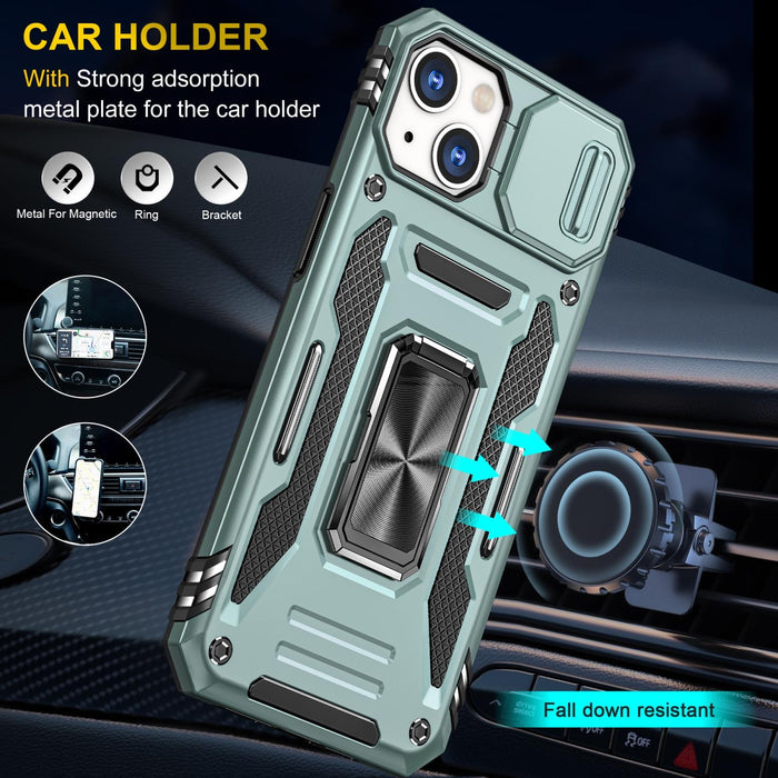 Tpu Armor Phone Case With Camera Shield