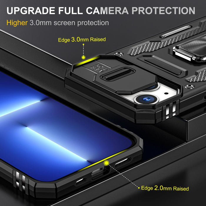 Tpu Armor Phone Case With Camera Shield