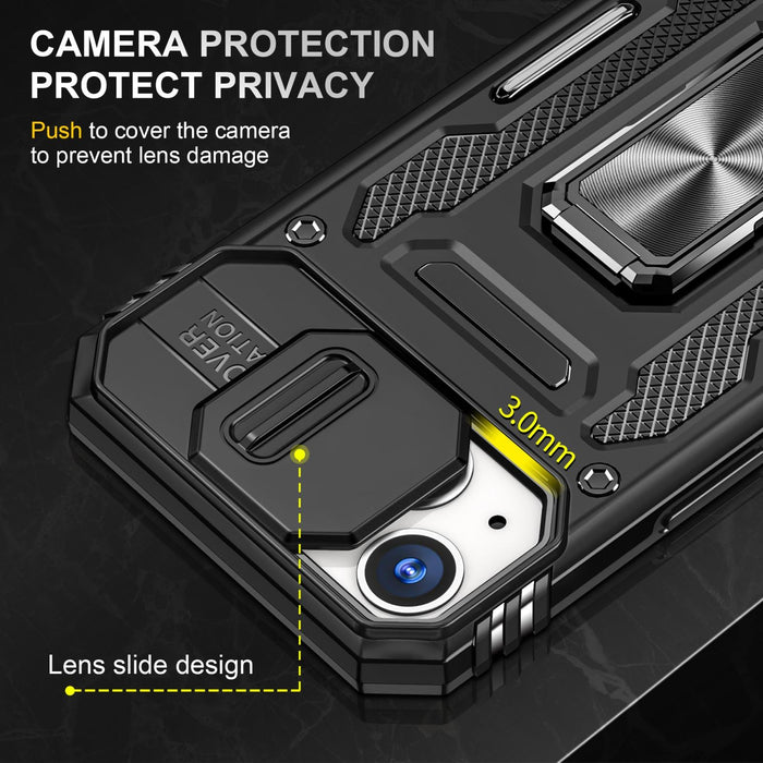 Tpu Armor Phone Case With Camera Shield