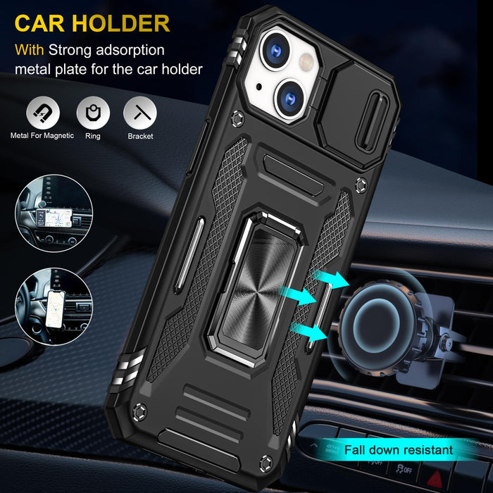Tpu Armor Phone Case With Camera Shield
