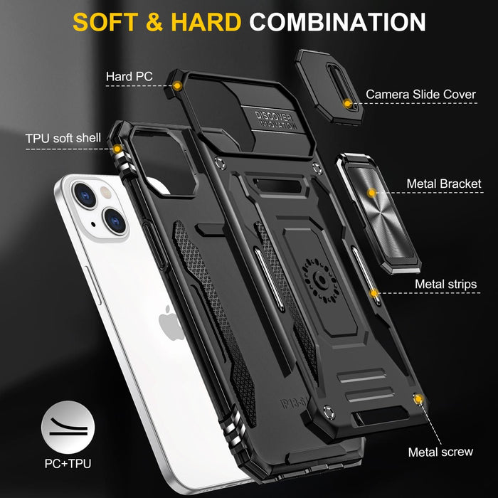 Tpu Armor Phone Case With Camera Shield