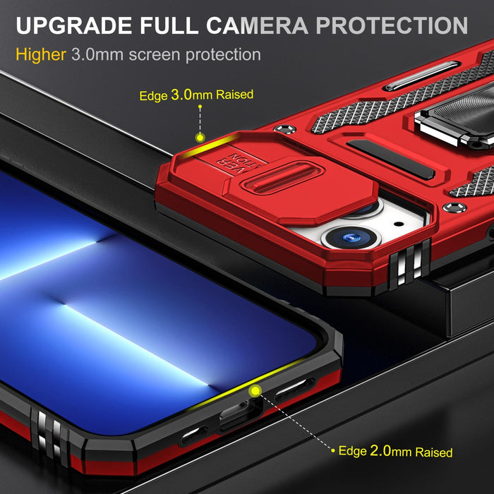 Tpu Armor Phone Case With Camera Shield