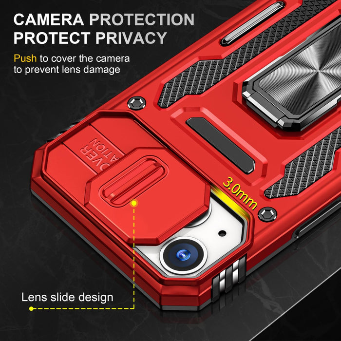 Tpu Armor Phone Case With Camera Shield