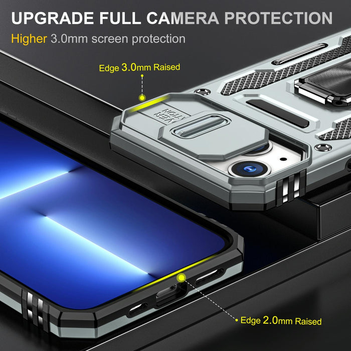 Tpu Armor Phone Case With Camera Shield
