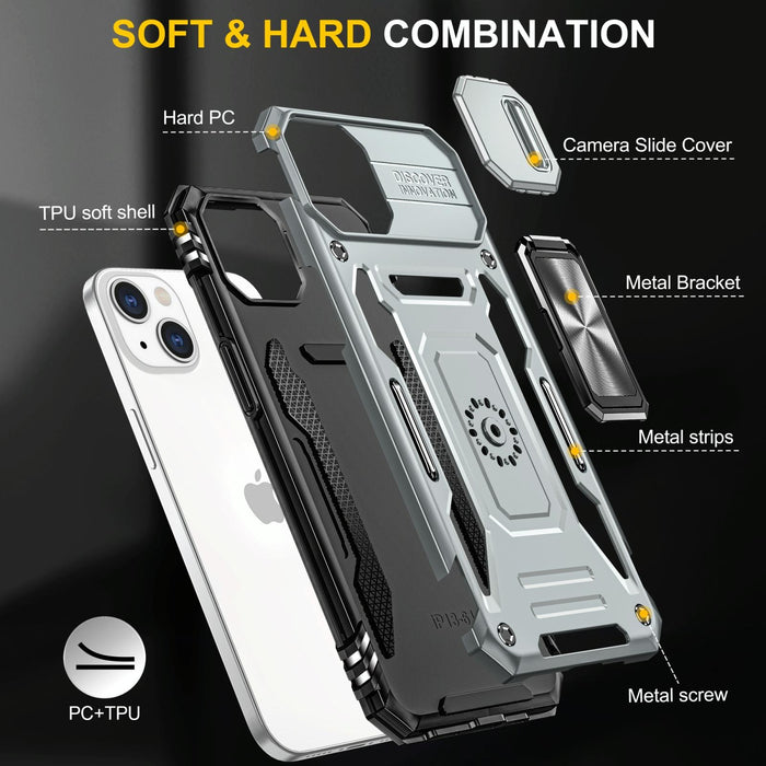 Tpu Armor Phone Case With Camera Shield