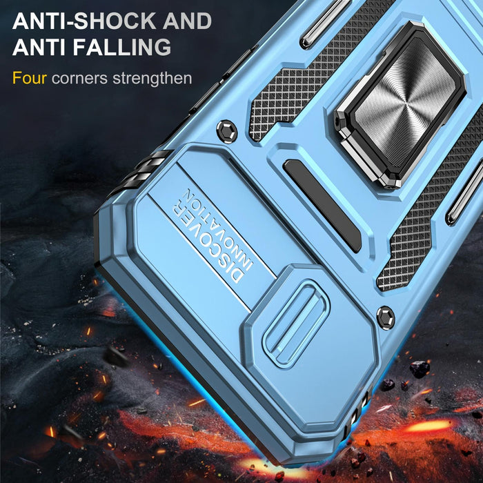 Tpu Armor Phone Case With Camera Shield
