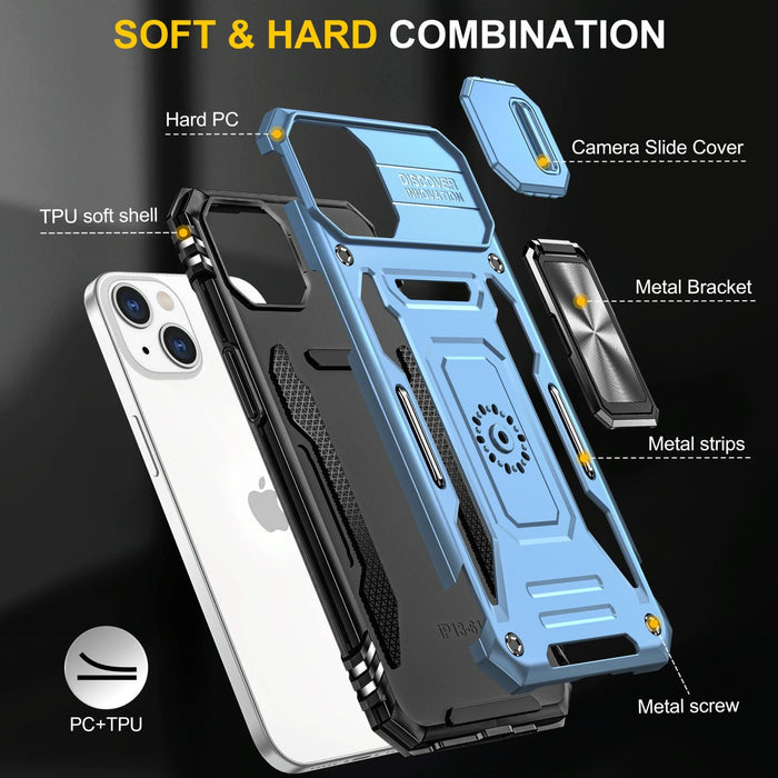 Tpu Armor Phone Case With Camera Shield