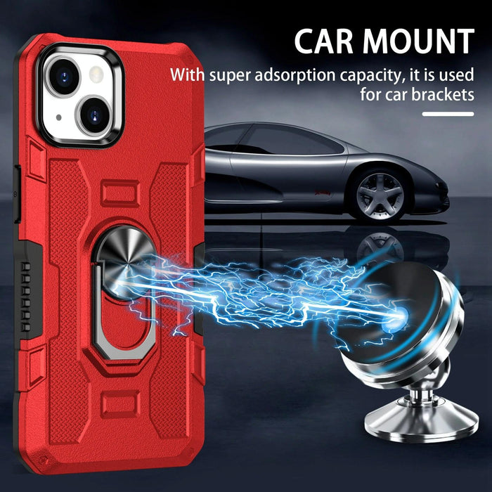 Hybrid Armor Ring Phone Case