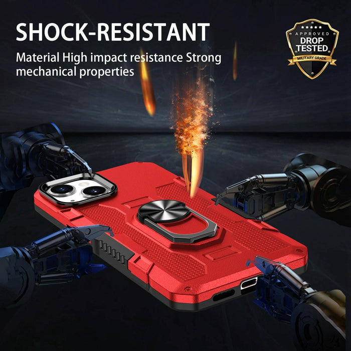 Hybrid Armor Ring Phone Case