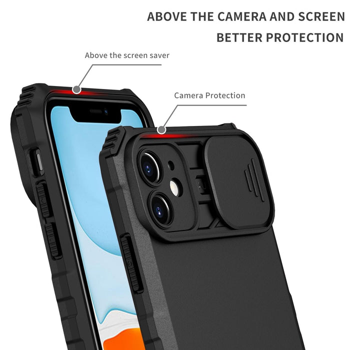 Sliding Camshield Phone Case Stereoscopic Holder