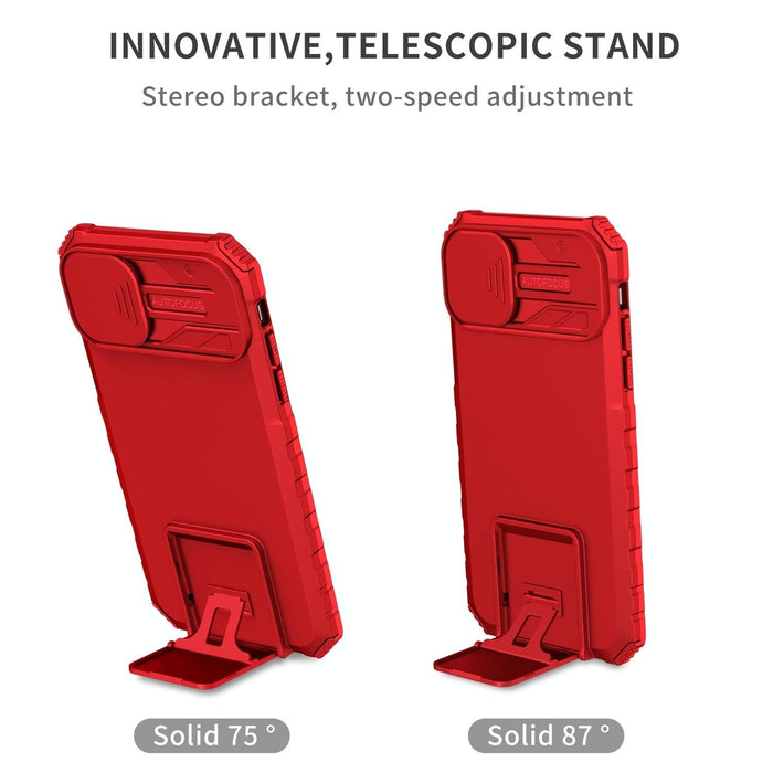 Sliding Camshield Phone Case Stereoscopic Holder